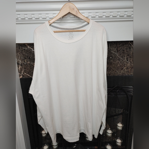 Fruit of the Loom Other - FRUIT OF THE LOOM PLATINUM LS T-SHIRT, WHITE 3XL